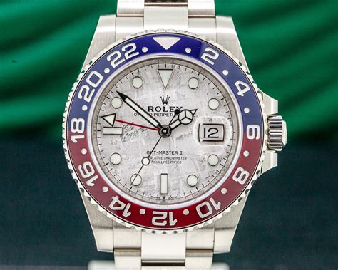 rolex gmt pepsi white gold for sale|rolex pepsi price chart.